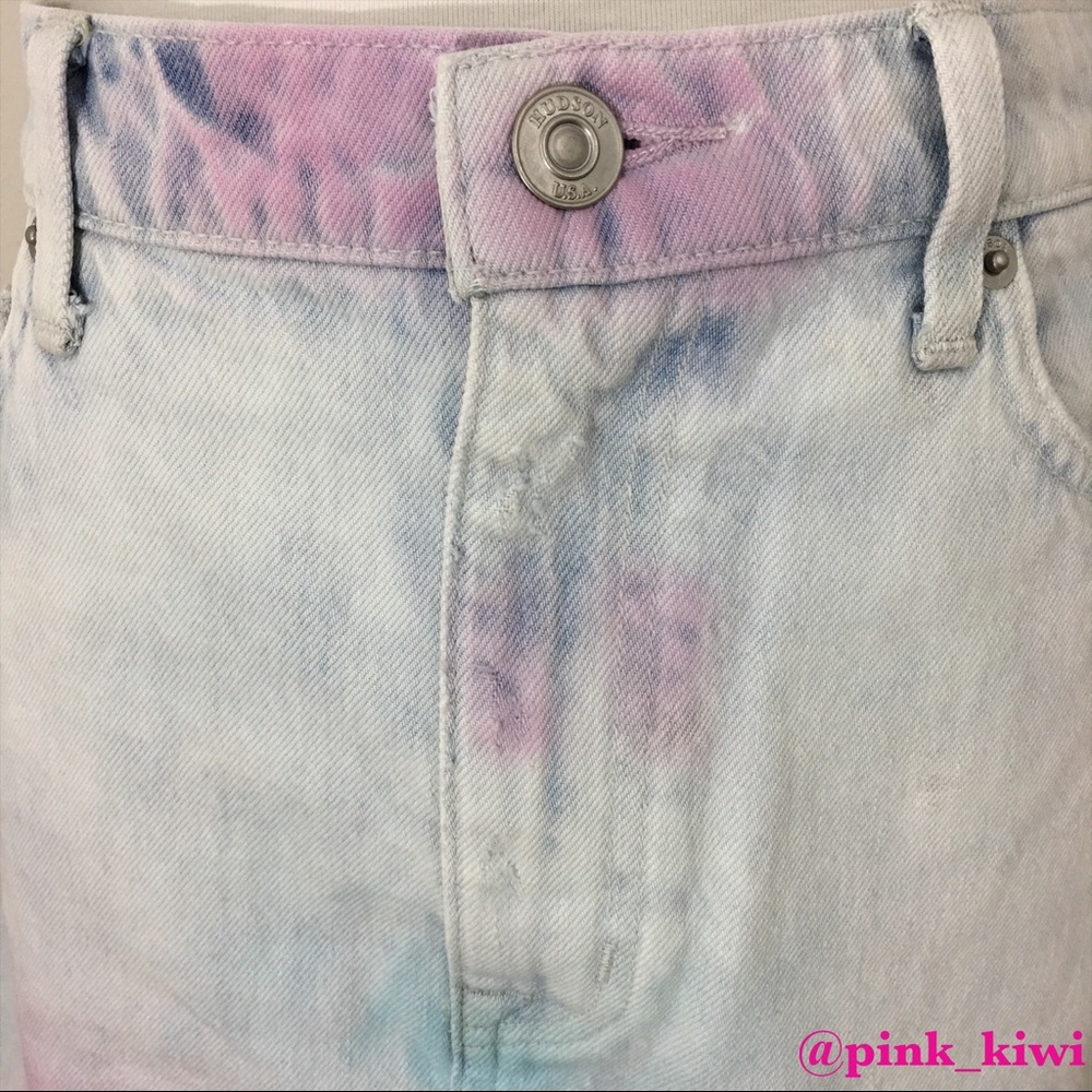 Hudson Jeans The Viper Tie Dye Mini Skirt - Picture 3 of 9